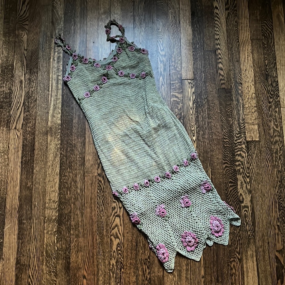Vintage crotchet dress